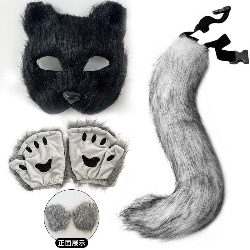 🐾 Cute Animal Paw Cosplay Accessories Set