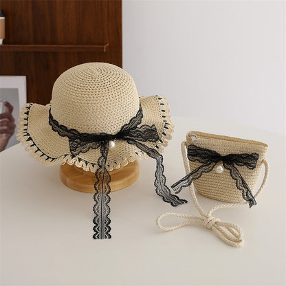 Children's Summer Straw Sun Hat