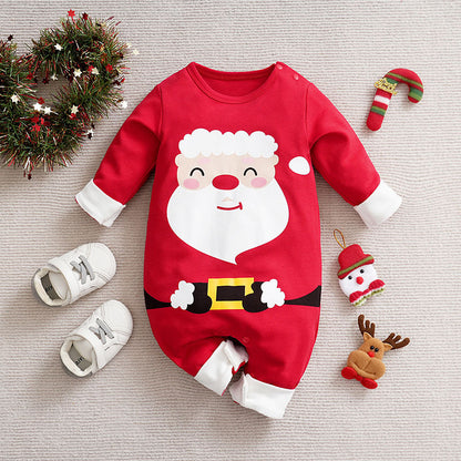 Christmas Cotton Baby Jumpsuit