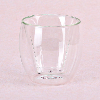 🥤Cartoon Double‑Layer Glass Cup 🌞