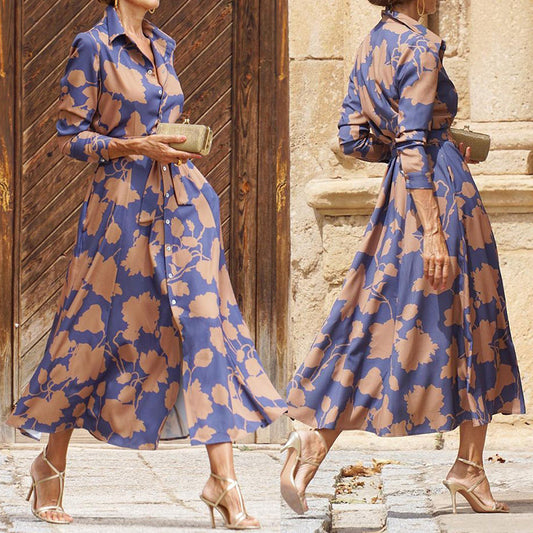 Printed Midi Dress