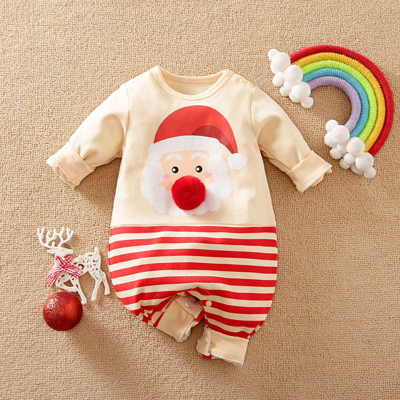 Christmas Cotton Baby Jumpsuit