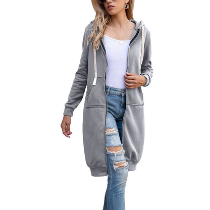 🧥Women’s Plus Velvet Loose Sweater Jacket – Autumn / Winter Casual Style