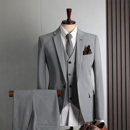 Men’s Large Size Suits – All-Season Casual Business & Slim Fit Wedding / Groomsmen Styles