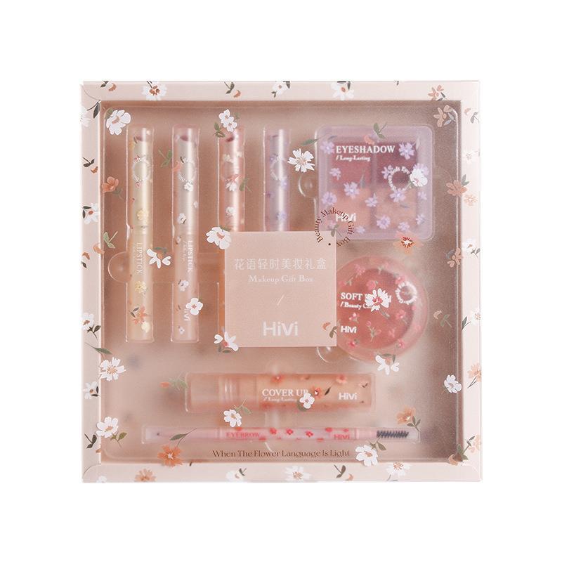 Coffret de 8 rouges à lèvres brillants et veloutés pour les fêtes