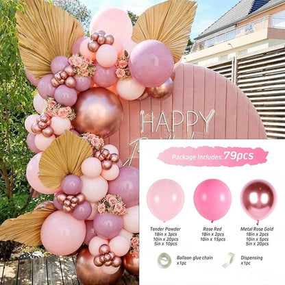 Metallic Balloon Decoration Set