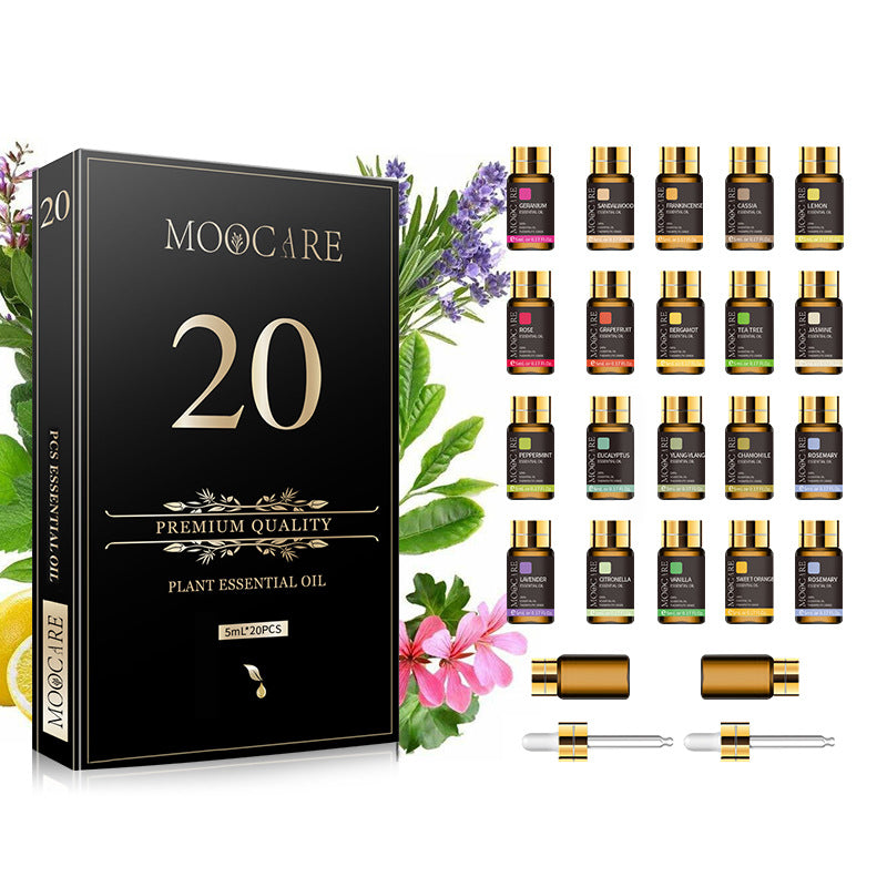 20-Piece 5ml Facial Essential Oil Gift Set