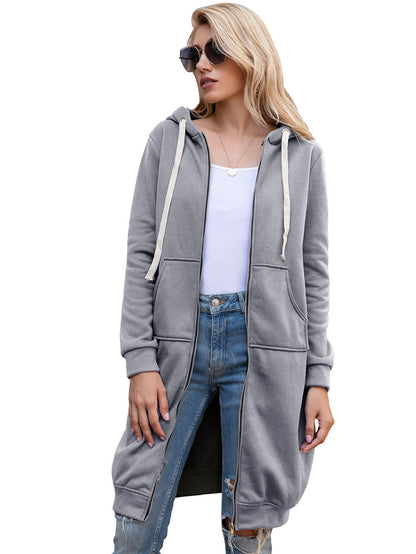 🧥Women’s Plus Velvet Loose Sweater Jacket – Autumn / Winter Casual Style