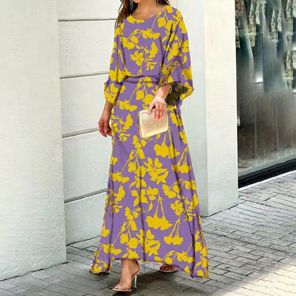 👗Ensemble jupe élégant à imprimé pour femme