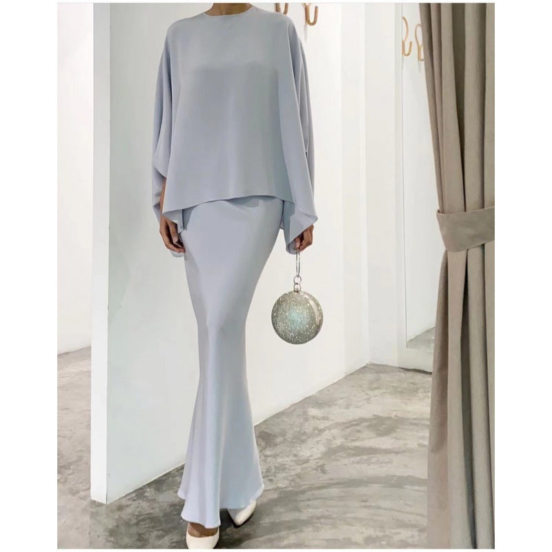 👗Women’s Pearl Mopping Dress Suit