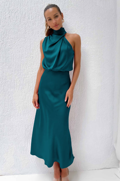 🌸Elegant Satin Sleeveless Dress