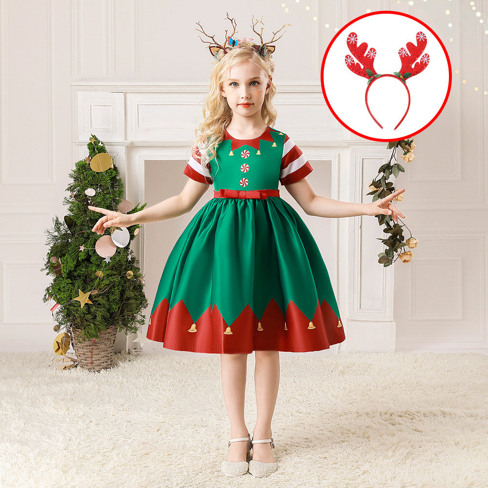 Girls’ Christmas Princess Dress