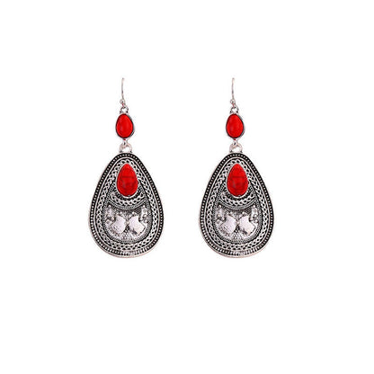 Christmas-themed alloy earrings