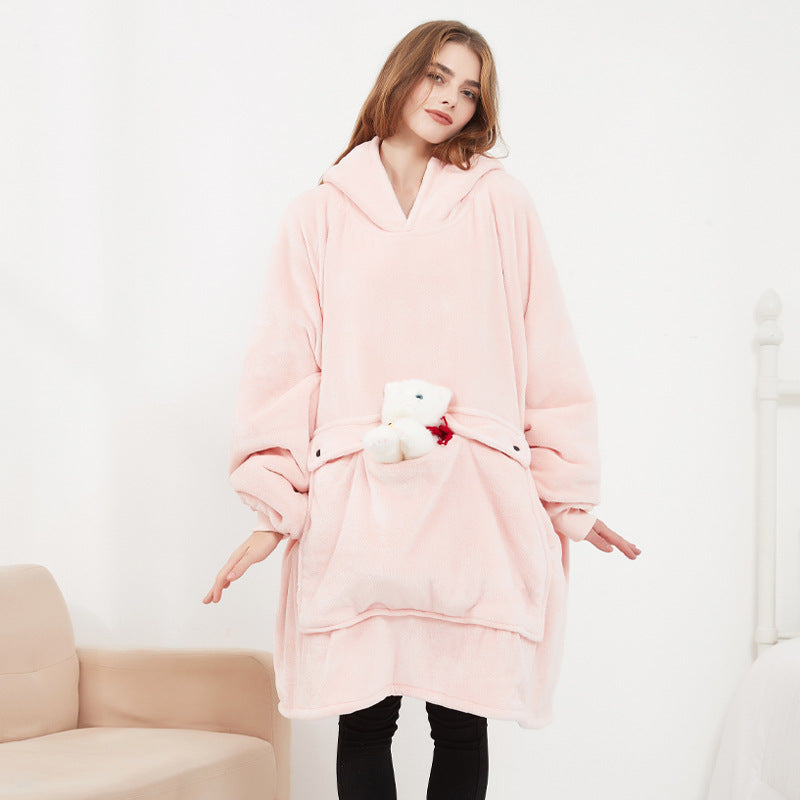 USB Heated Hooded Blanket