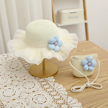 Children's Summer Straw Sun Hat