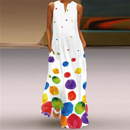 🌸Retro Printed Long Dress