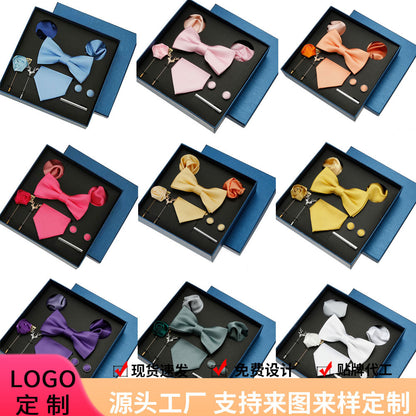 Coffret cadeau de luxe cravate et nœud papillon