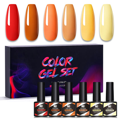 Kit de 6 vernis gel UV couleur