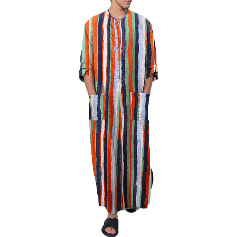 Men’s Stripe Robe
