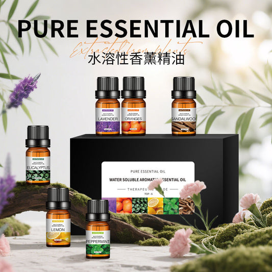 Soothing Sleep Aromatherapy Essential Oil Set (10ml, Water-Soluble, Humidifier Use)