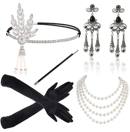 Full Set – European & American Style Tassel Headband