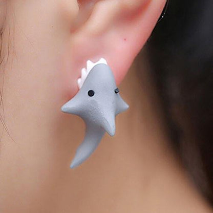 🦖Boucles d'oreilles mignonnes Dinosaure et Crocodile