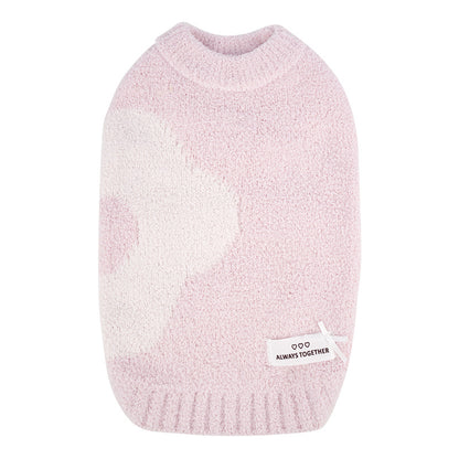 Flower Sweater – Autumn / Winter Pet Clothing for Small Dogs