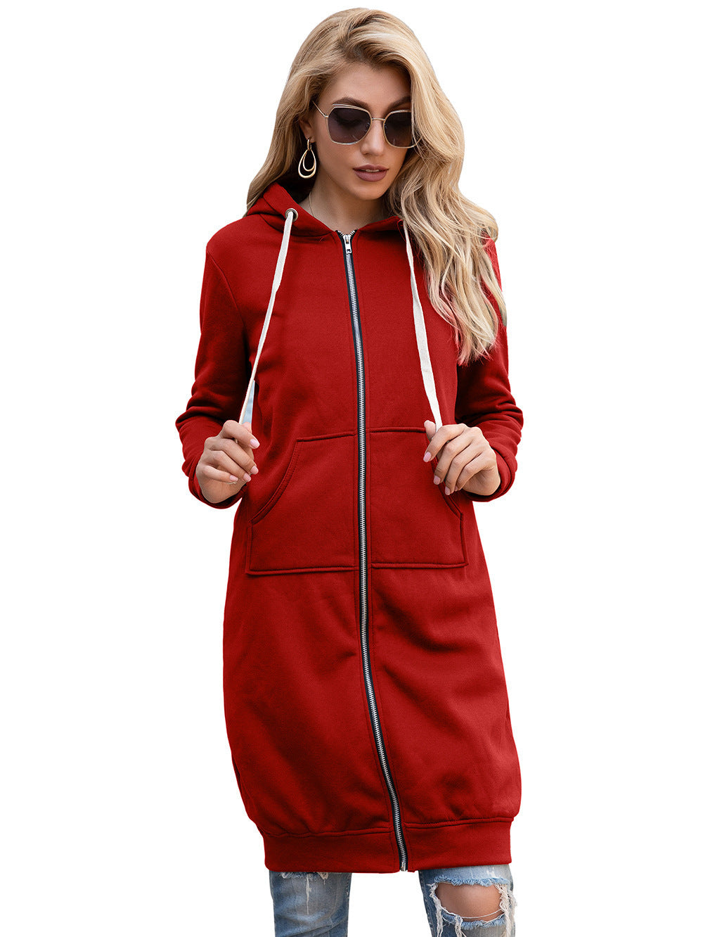 🧥Women’s Plus Velvet Loose Sweater Jacket – Autumn / Winter Casual Style