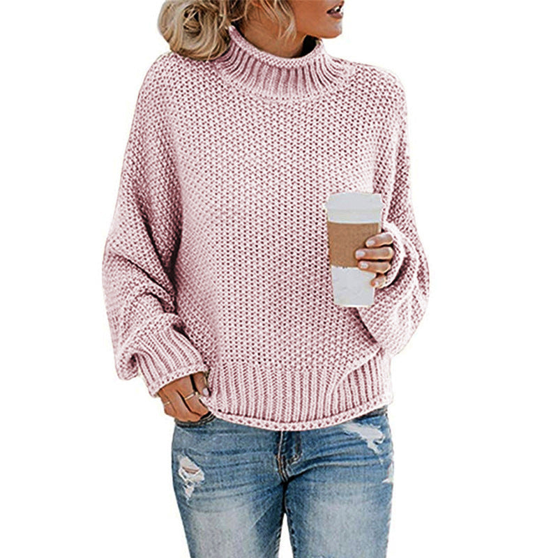Women's Turtleneck Knit Sweater