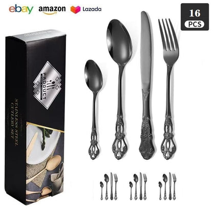 Royal Court 24-Piece Stainless Steel Western Cutlery Gift Set