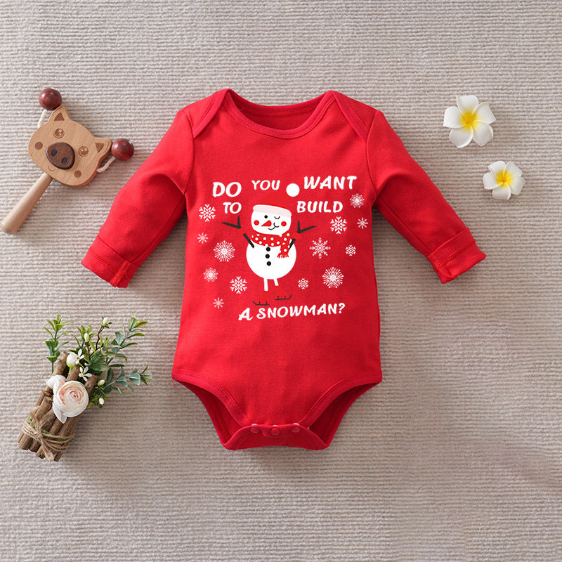 Christmas Cotton Baby Jumpsuit