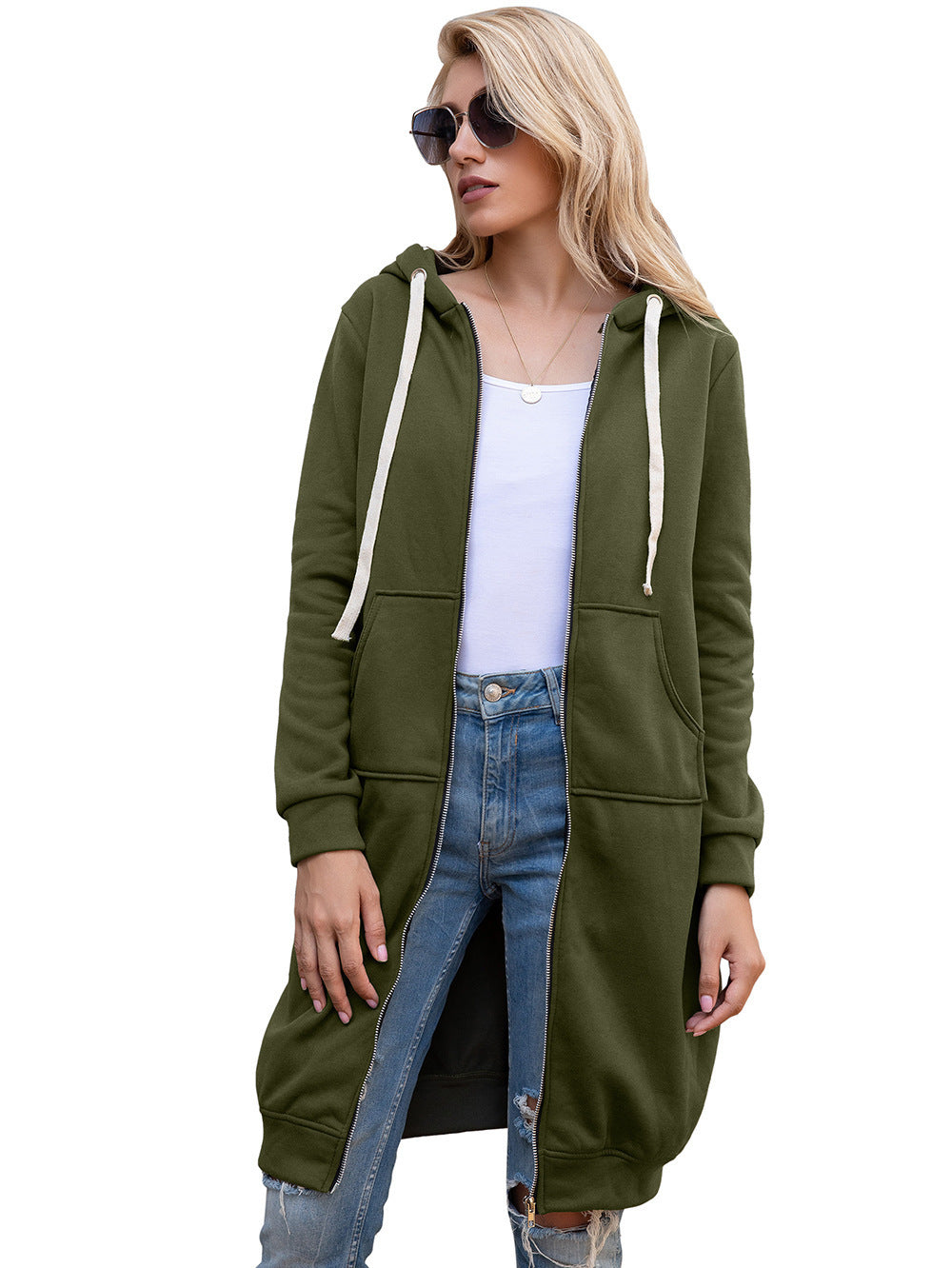 🧥Women’s Plus Velvet Loose Sweater Jacket – Autumn / Winter Casual Style