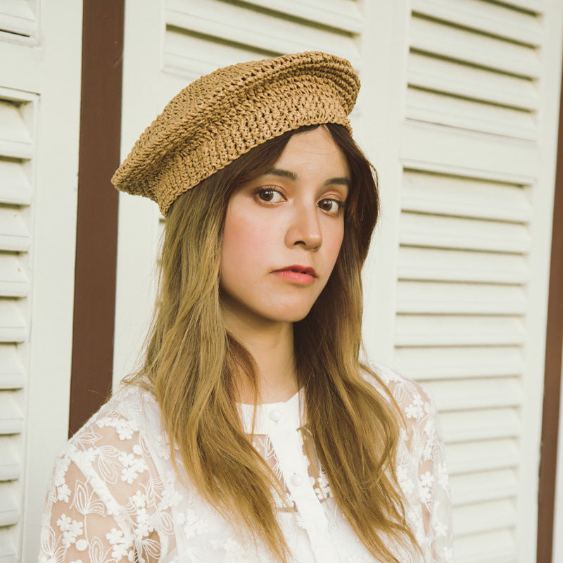 Women's Summer Straw Beret