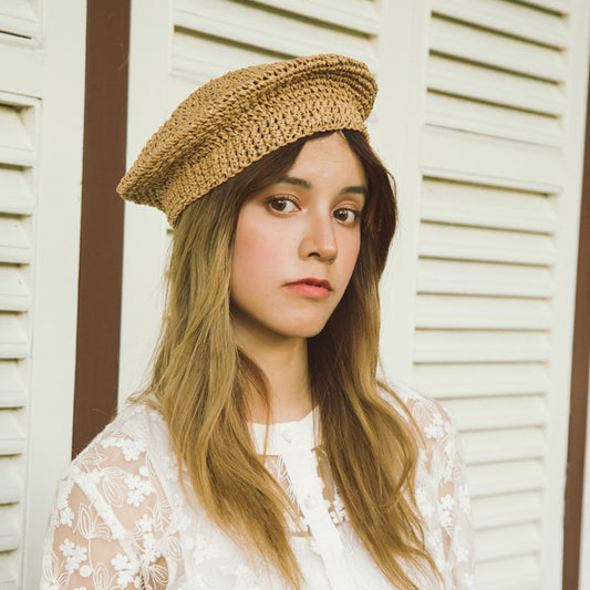 Women's Summer Straw Beret
