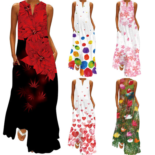🌸Retro Printed Long Dress