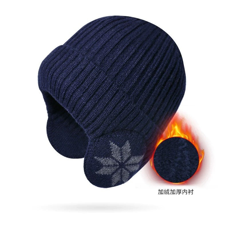 Men's ultra-thick winter wool hat