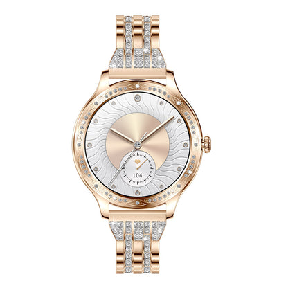 Montre connectée AK60 pour femme – Écran HD 1,27", résolution 360°, appels Bluetooth, design élégant et fonctionnel