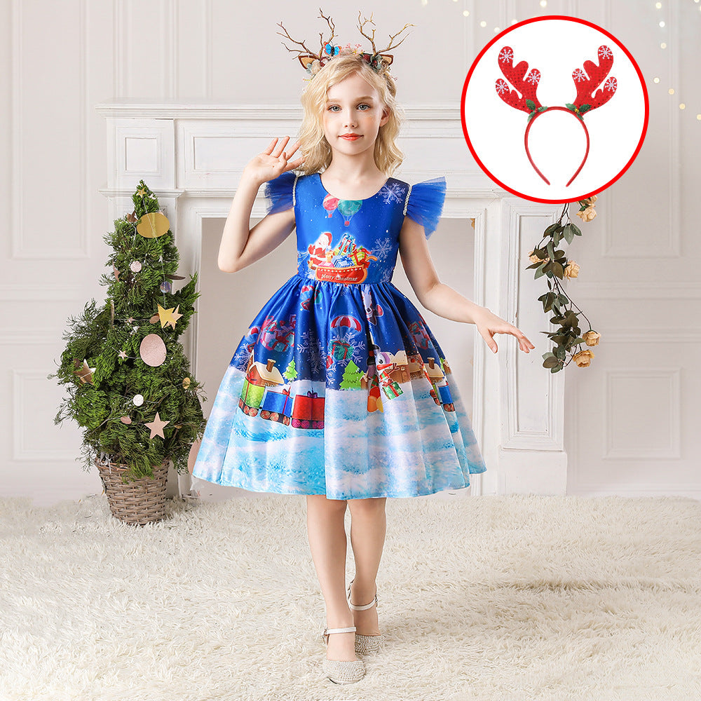Girls’ Christmas Princess Dress