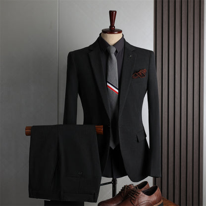 Men’s Large Size Suits – All-Season Casual Business & Slim Fit Wedding / Groomsmen Styles