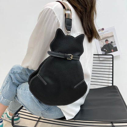 🌸Sac à main amusant pour chat - Sac à bandoulière Hip-Hop