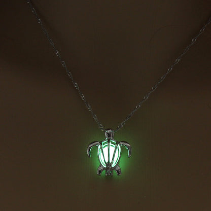 Luminous accessories featuring trendy, versatile hollow necklaces