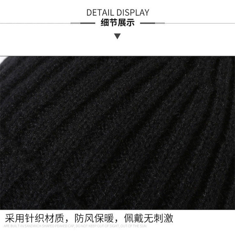 Men's ultra-thick winter wool hat