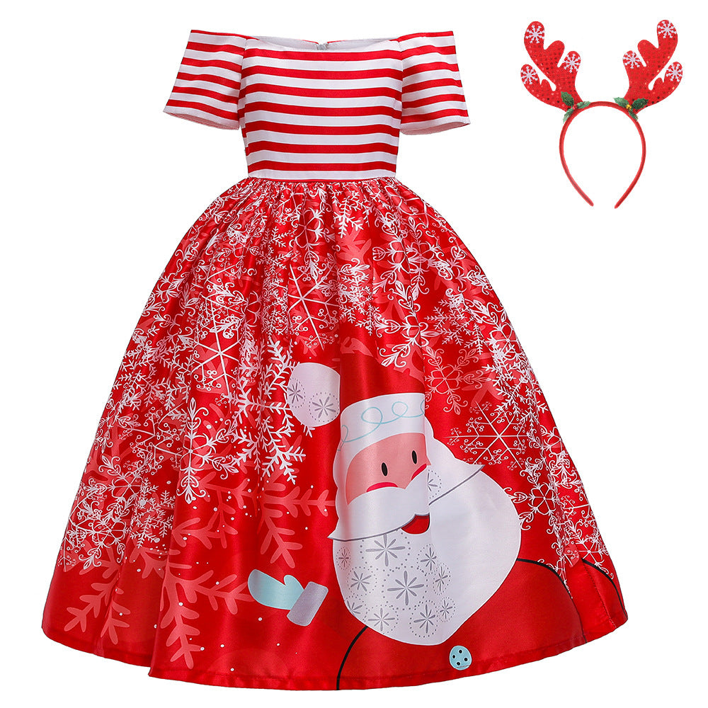 Girls’ Christmas Princess Dress
