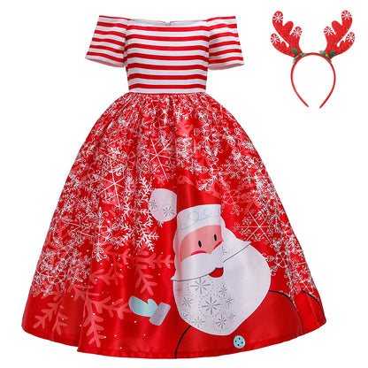 Girls’ Christmas Princess Dress