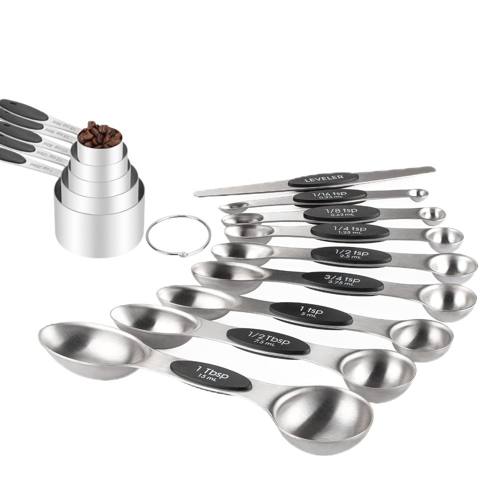 23-Piece Stainless Steel Measuring Set