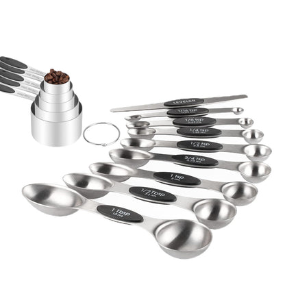 23-Piece Stainless Steel Measuring Set