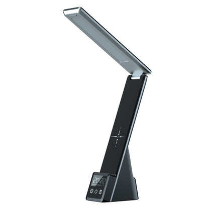 💡Kreative faltbare Schreibtischlampe – 15W kabelloses Ladegerät für Telefon, Kopfhörer & Uhr, Multifunktions-Augenschutz