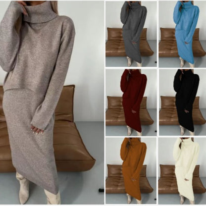 Autumn / Winter Knitted Sweater Dress Set