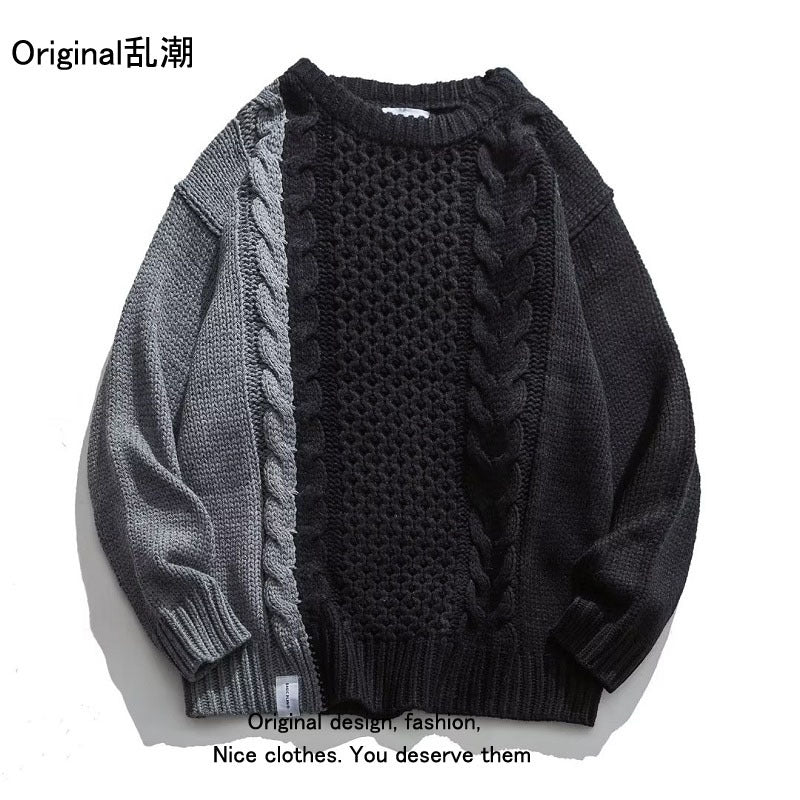 Color-Block Couple Sweater