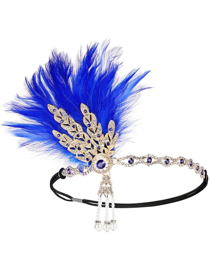 Feather Headband – Bold, vintage-style accessory
